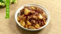 家常菜土豆烧鸭