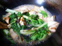 家常菜小白菜炒豆腐做法图解6)