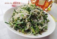 口感好的韭菜炒绿豆芽