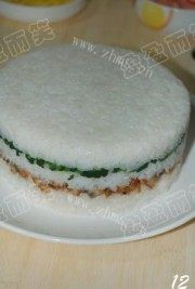 寿司蛋糕做法图解12)