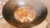 荞菜炒肉做法图解6)