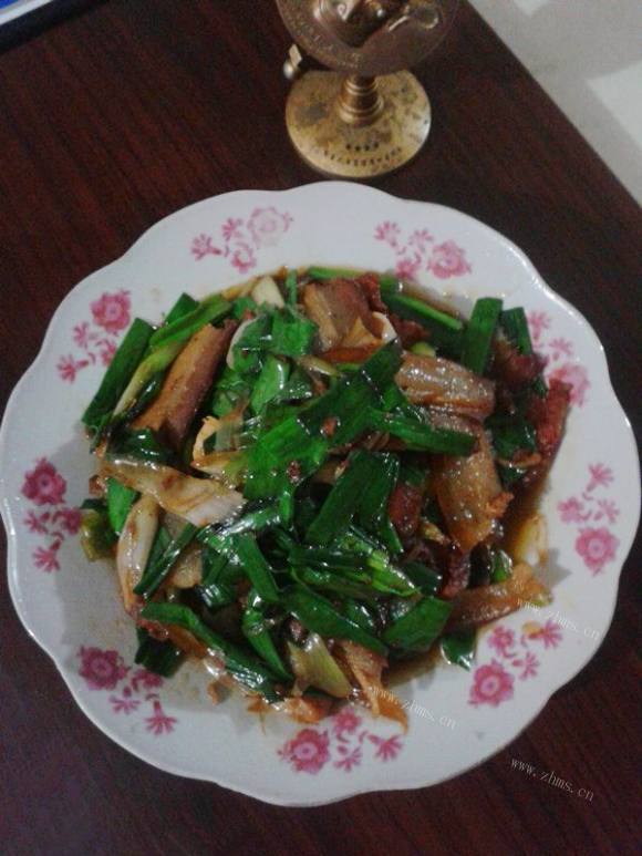 家常蒜苗炒腊肉