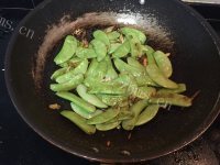 家常菜清炒扁豆做法图解6)
