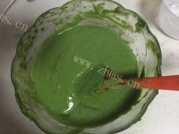 家常抹茶酸奶圣诞树蛋糕做法图解6)