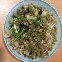 好吃的酸豇豆炒肉末做法图解6)