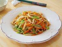 家常菜蚝油杏鲍菇丝