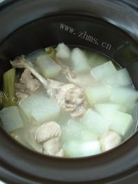 美味的冬瓜鸭汤做法图解7)