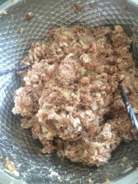 绿色美食四喜丸子做法图解4)