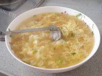 美味的酸辣鸡蛋汤