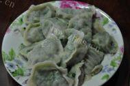 自己做的韭菜三鲜水饺