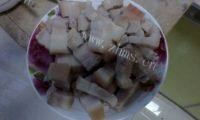 砂锅版红烧肉炖干扁豆做法图解3)
