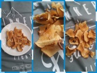 美味的苹果脆片做法图解4)