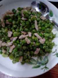家常菜清炒豌豆