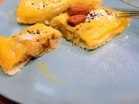 好吃的香蕉燕麦派做法图解5)