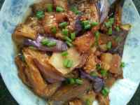 DIY红烧茄子做法图解9)