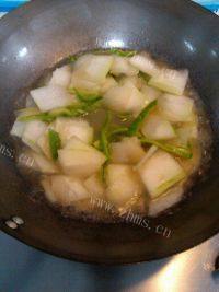 家常菜素炒冬瓜