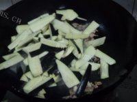 肉末茄条自制做法图解4)