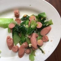 美味的火腿肠蛋炒饭做法图解6)