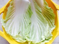 白菜猪肝粥做法图解4)