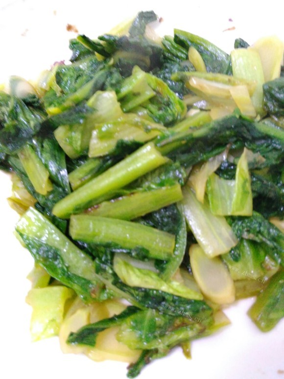 色香味浓的清炒油麦菜