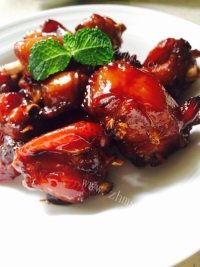 美味的蜜汁烤鸡翅
