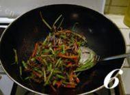 家常菜干煸牛肉丝