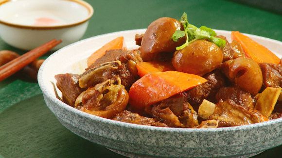 珍馐美味的红烧羊肉