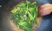 家常菜蒜蓉炒油菜