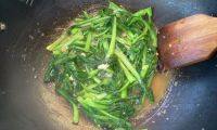 家常菜蒜蓉炒油菜