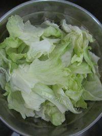 清炒西生菜做法图解2)