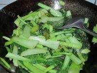 家常菜辣炒油菜做法图解11)