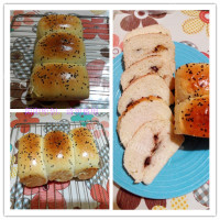 美味奶酪巧克力吐司做法图解10)
