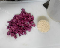 回味无穷的紫薯米糊的做法图解一