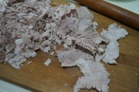 美味的海苔芝麻肉松做法图解4)