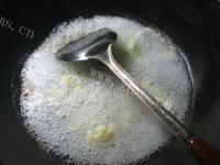 美味佳肴里脊肉菠菜花菜羹做法图解5)