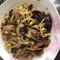 风味美食卤肉豆芽菜做法图解6)