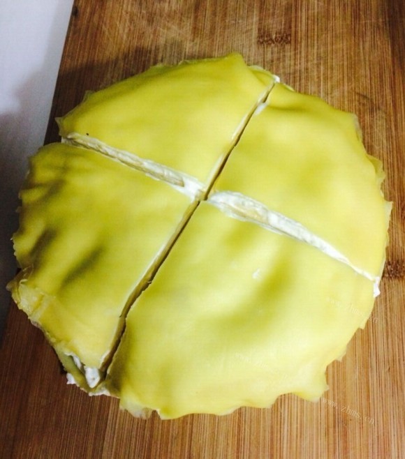五味俱全的榴莲千层蛋糕