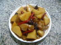 家常菜土豆烧牛筋