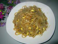 家常菜黄豆芽炒粉丝