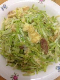 家常菜蒜黄炒鸡蛋