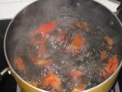 番茄紫菜蛋花汤做法图解3)