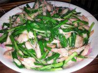 韭菜炒小河虾