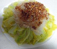 营养蒜蓉粉丝蒸娃娃菜做法图解10)