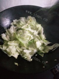 炒白菜做法图解3)
