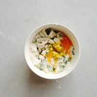 营养美味的秋葵松饼做法图解3)
