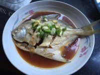 美味的油葱鲳鱼做法图解10)