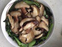 家常菜香菇炒油菜