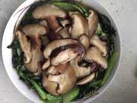 家常菜香菇炒油菜