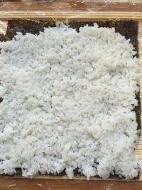 自己做的紫菜包饭做法图解4)