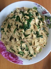 家常菜韭菜炒干豆腐